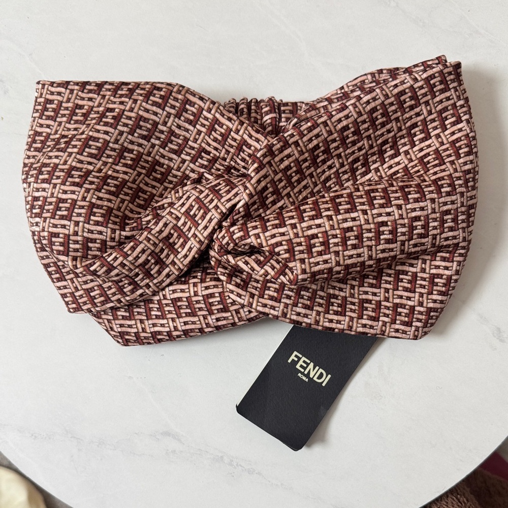 Fendi Elegant pink & red Headband